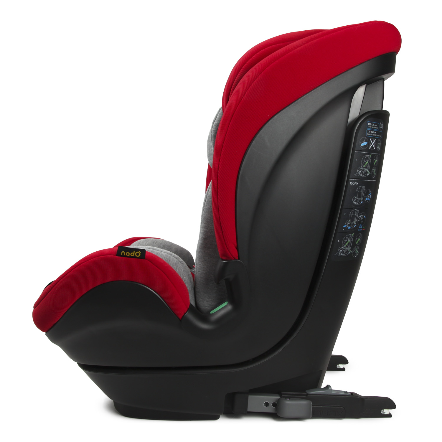 Автокресло nado Garnet red Isofix 1/2/3 (9-36 кг) - фото 15