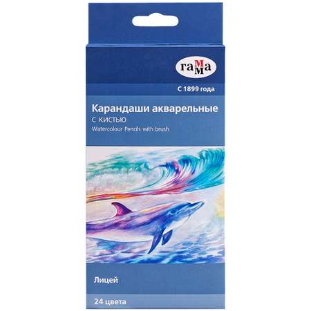Карандаши акварельные Gamma_ 24 шт.