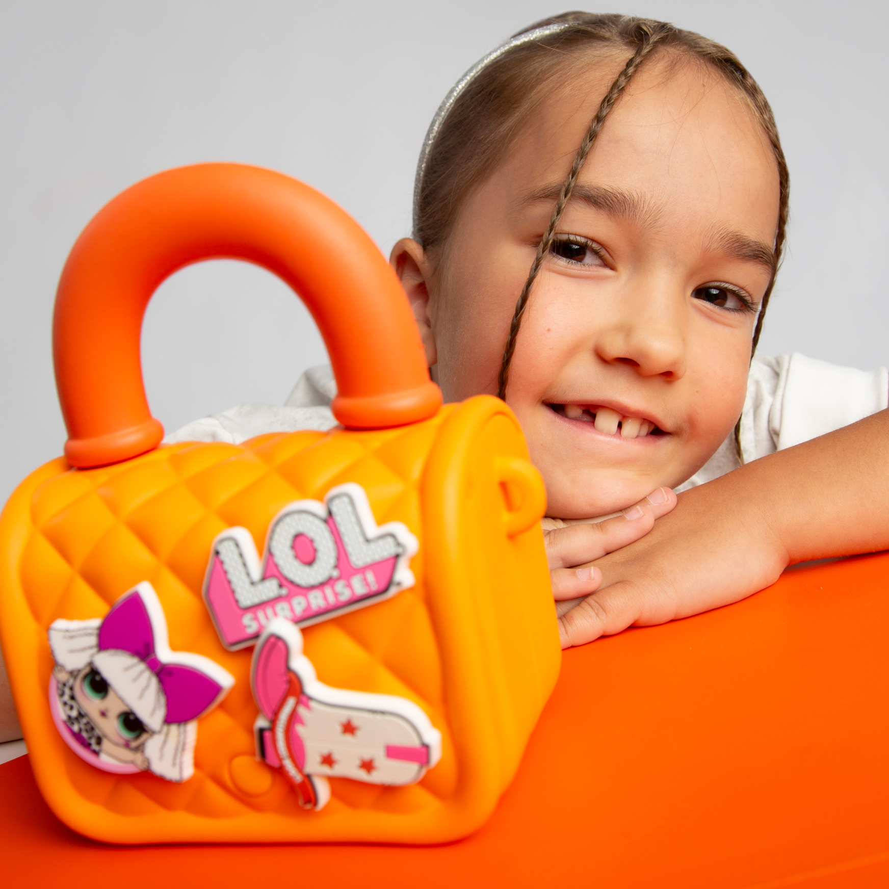 Сумка L.O.L. Surprise! оранжевая на кнопке+джиббитсы - фото 8