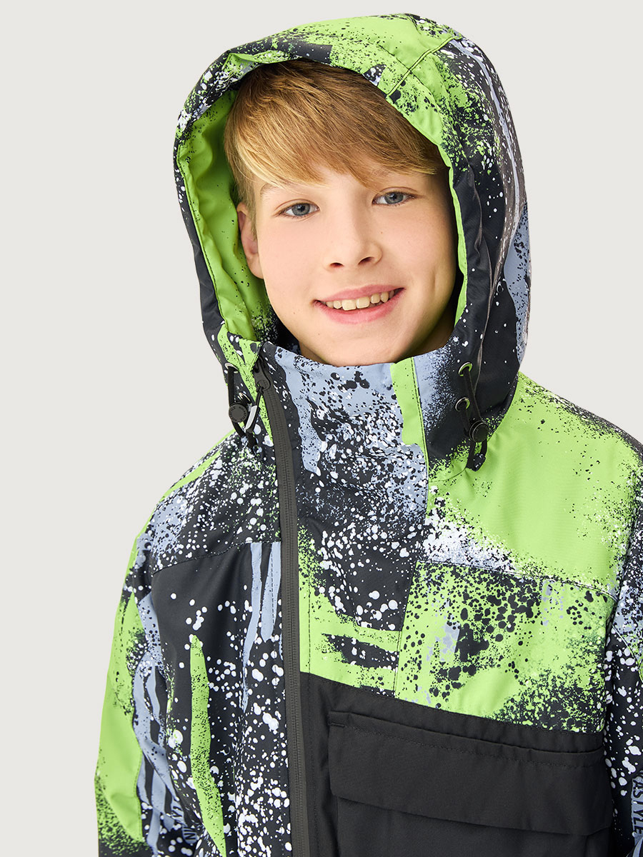 Комбинезон NIKASTYLE 8з1525 салат/черный - фото 5