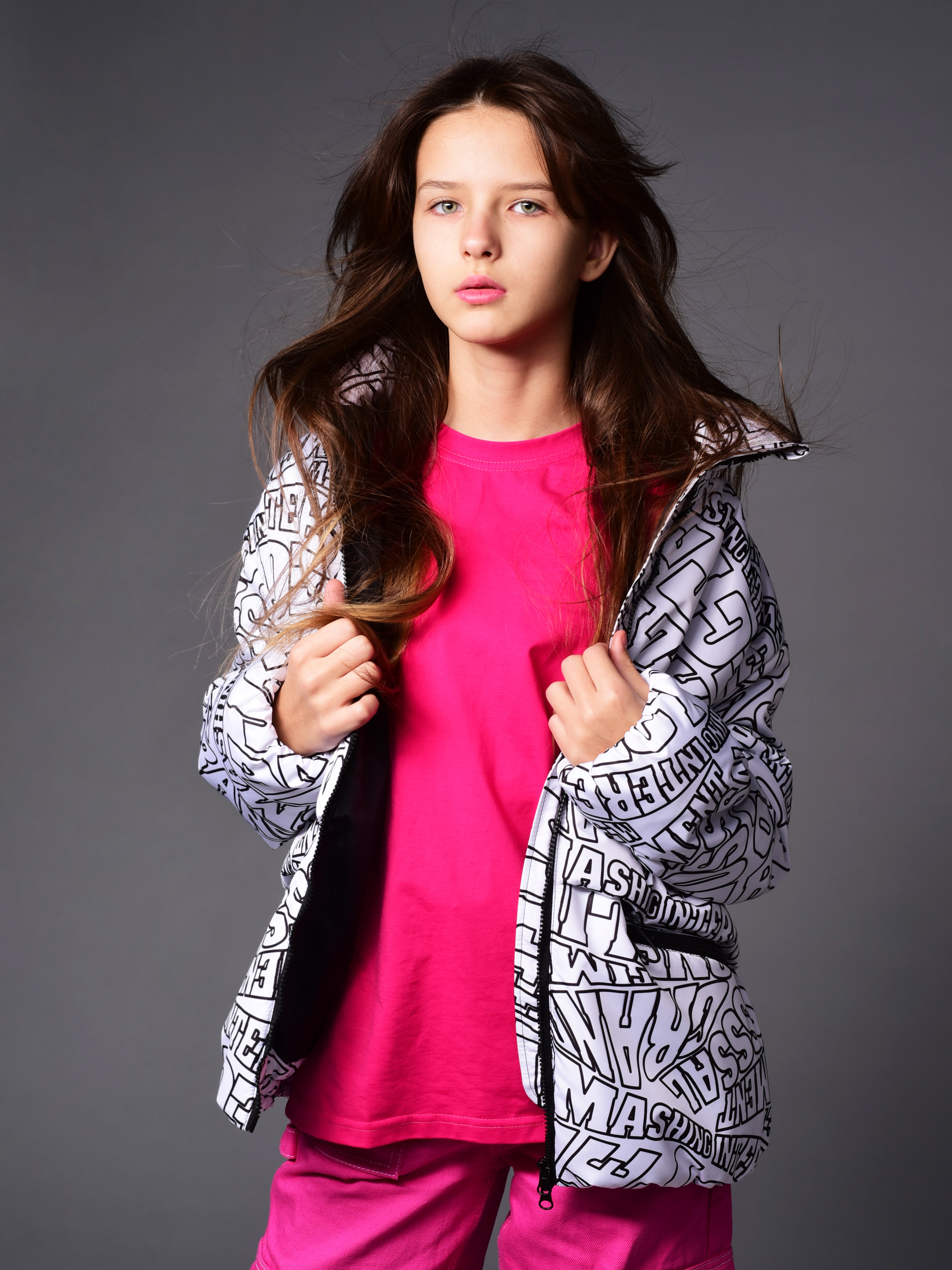 Куртка Аврора 1105-Д/принт-белый - фото 5