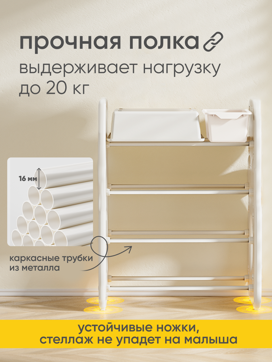 Стеллаж детский Solmax Облако - фото 8