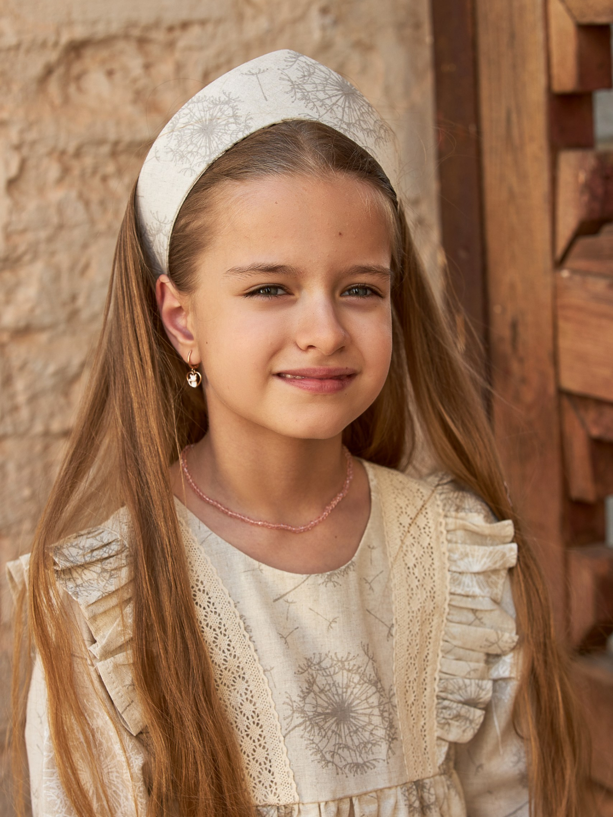 Кокошник MOUN кокошник_лен_одуванчик - фото 5