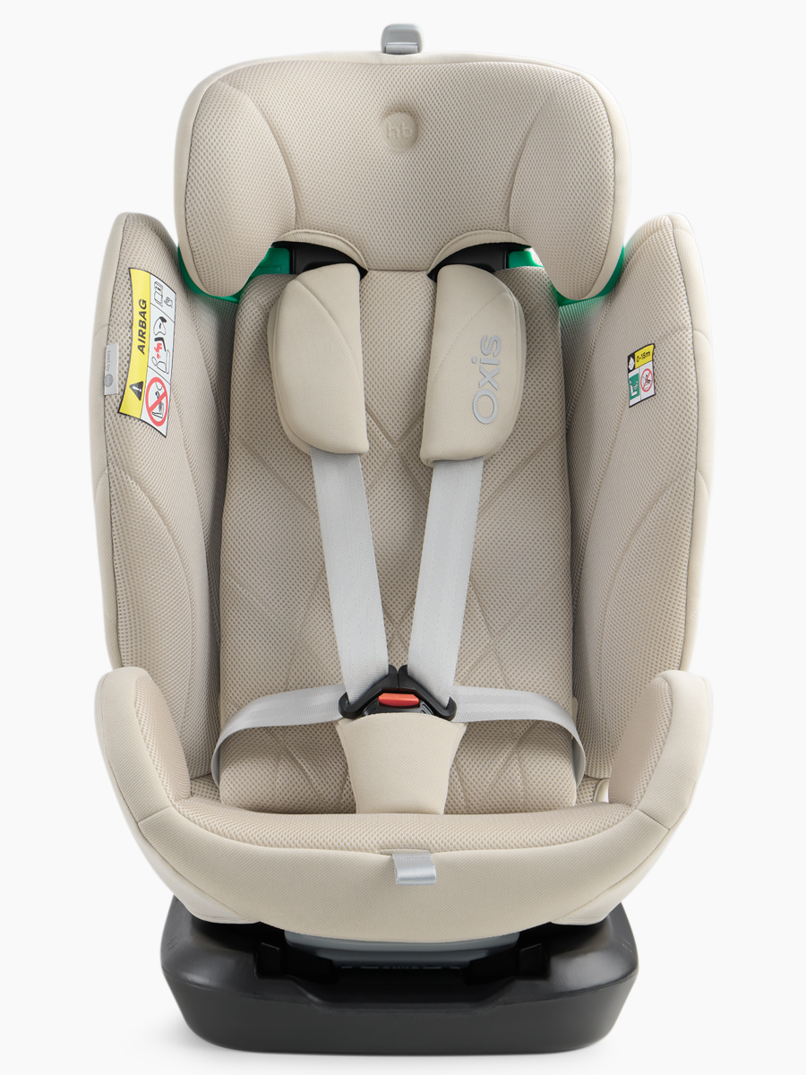 Автокресло Happy Baby Oxis 0+/1/2/3 (0-36 кг) бежевый - фото 5