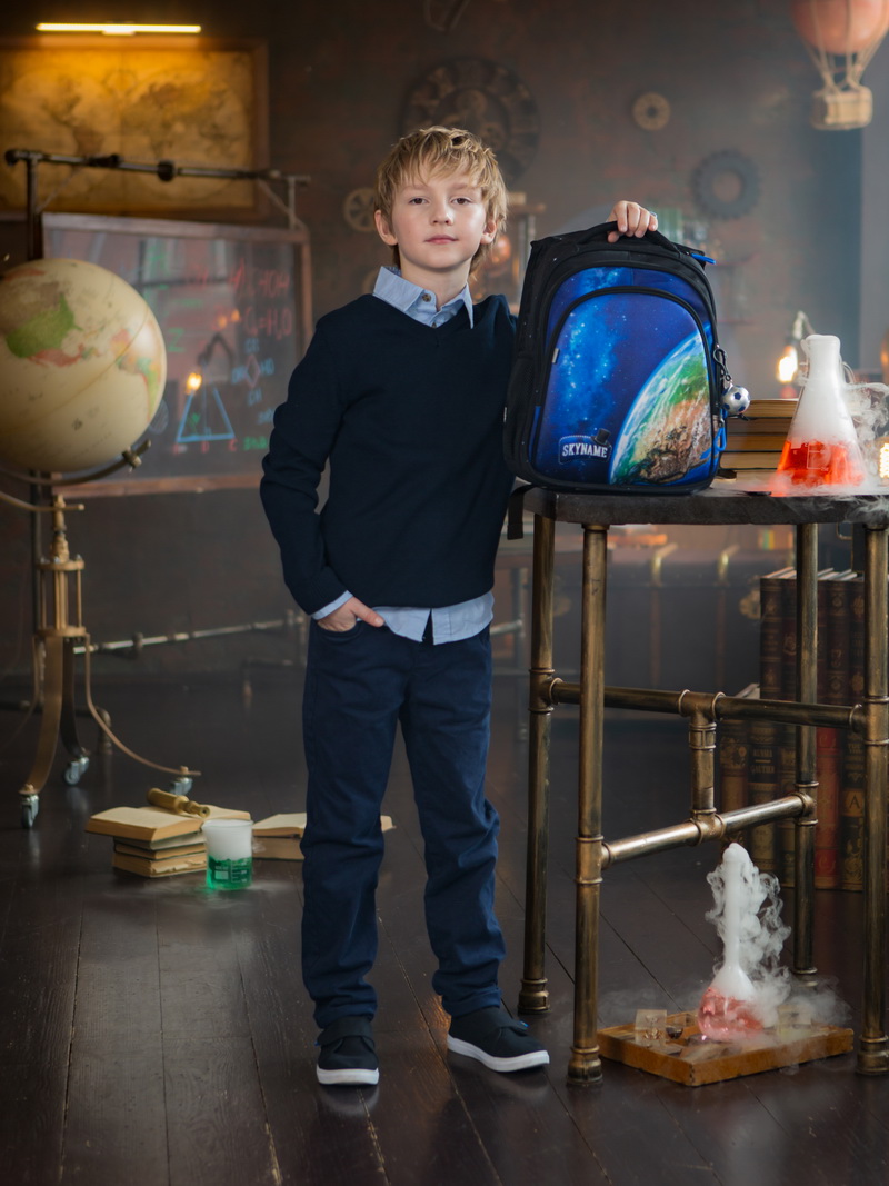 Рюкзак SkyName 17л анатомическая спинка+мячик - фото 6