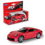Автомобиль Welly Porsche 911 Carrera 4S красный 1:38