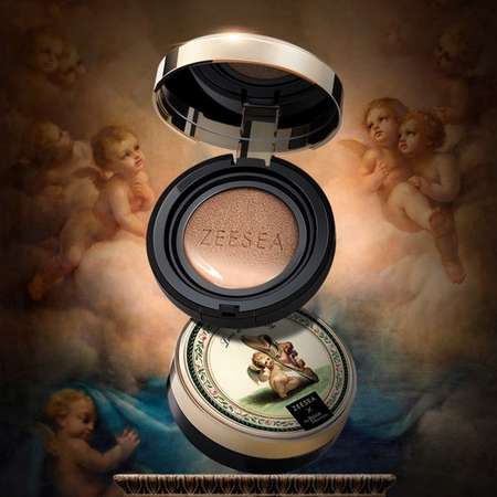 Тональная основа кушон Zeesea Cushion BB cream тон 01 Bright светлый 15 г