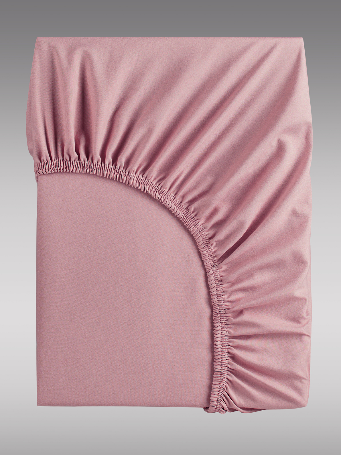 Простыня Mrs.Stretch Mr.Jersy Пыльная Роза 160 x 200 см на резинке - фото 8