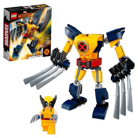 Конструктор LEGO Marvel Super Heroes Wolverine Mech Armor блочный
