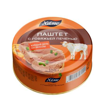 Паштет Hame с говяжьей печенью 100г