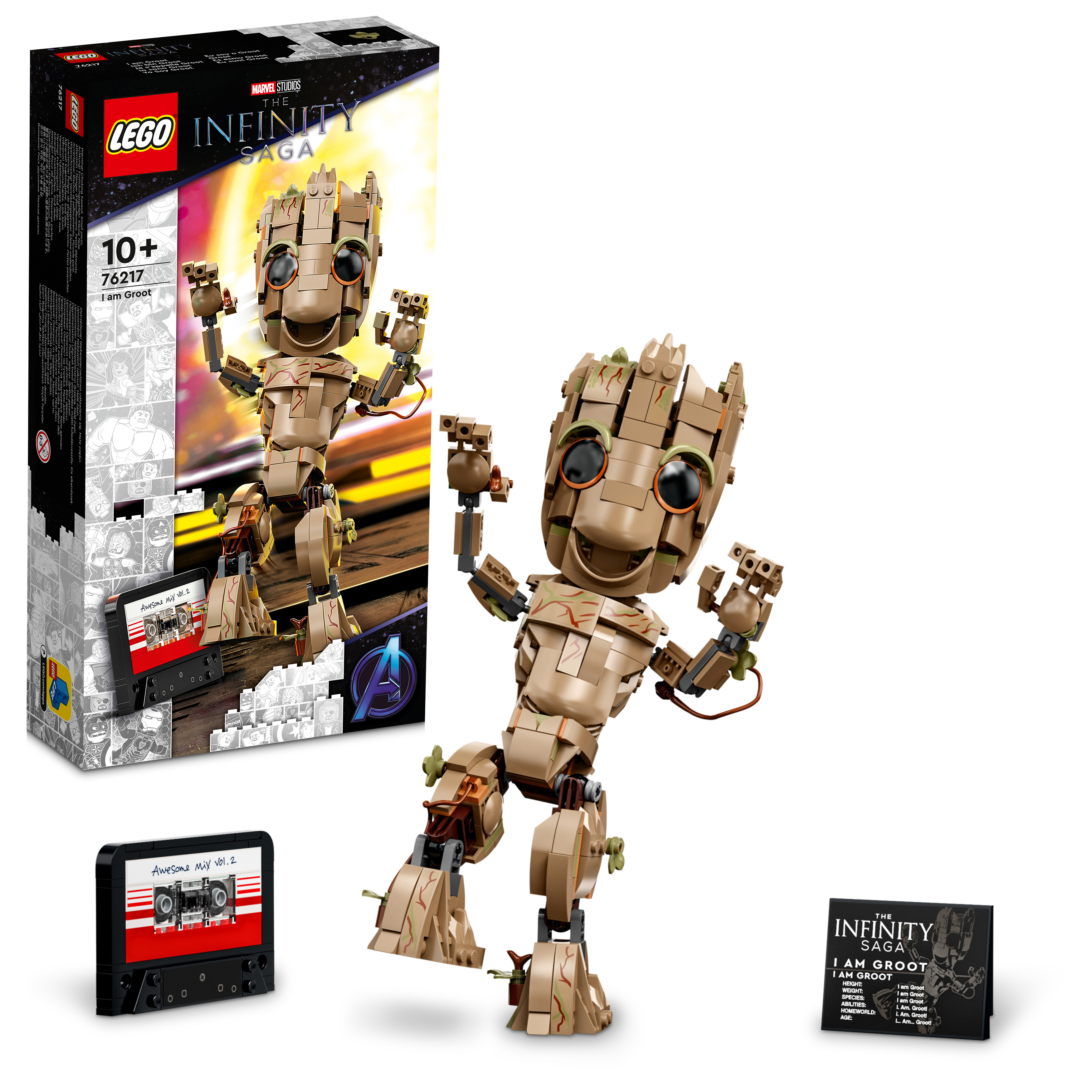 Конструктор LEGO Marvel Super Heroes I am Groot 476 дет. - фото 1