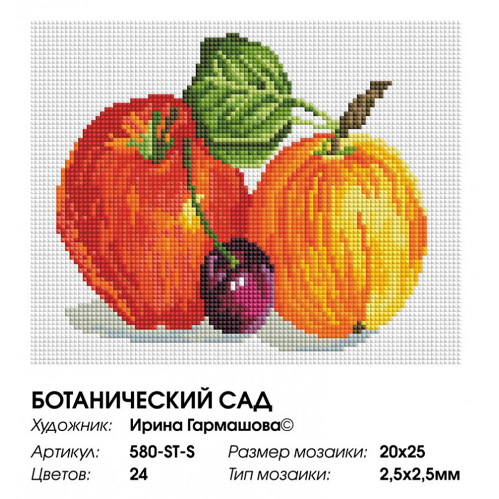 Алмазная мозаика Белоснежка Ботанический сад - фото 8