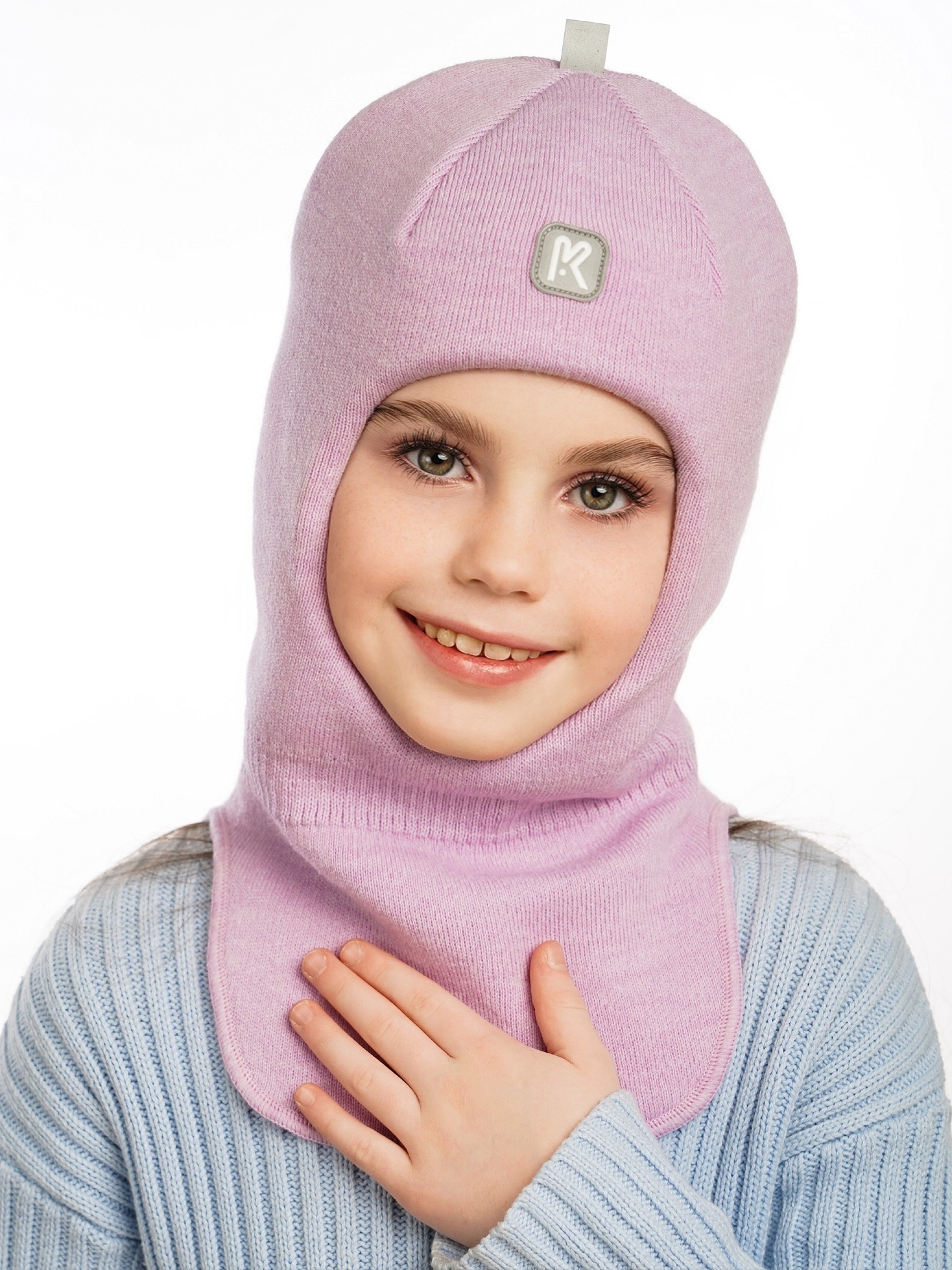 Шапка-шлем ПриКиндер U-W_26291 Цвет: розовая сирень - фото 6