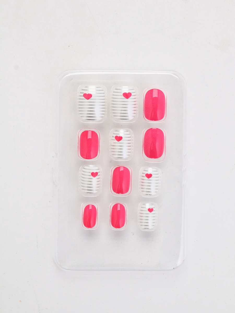 Детские накладные ногти Выбражулька Сердечки - фото 2