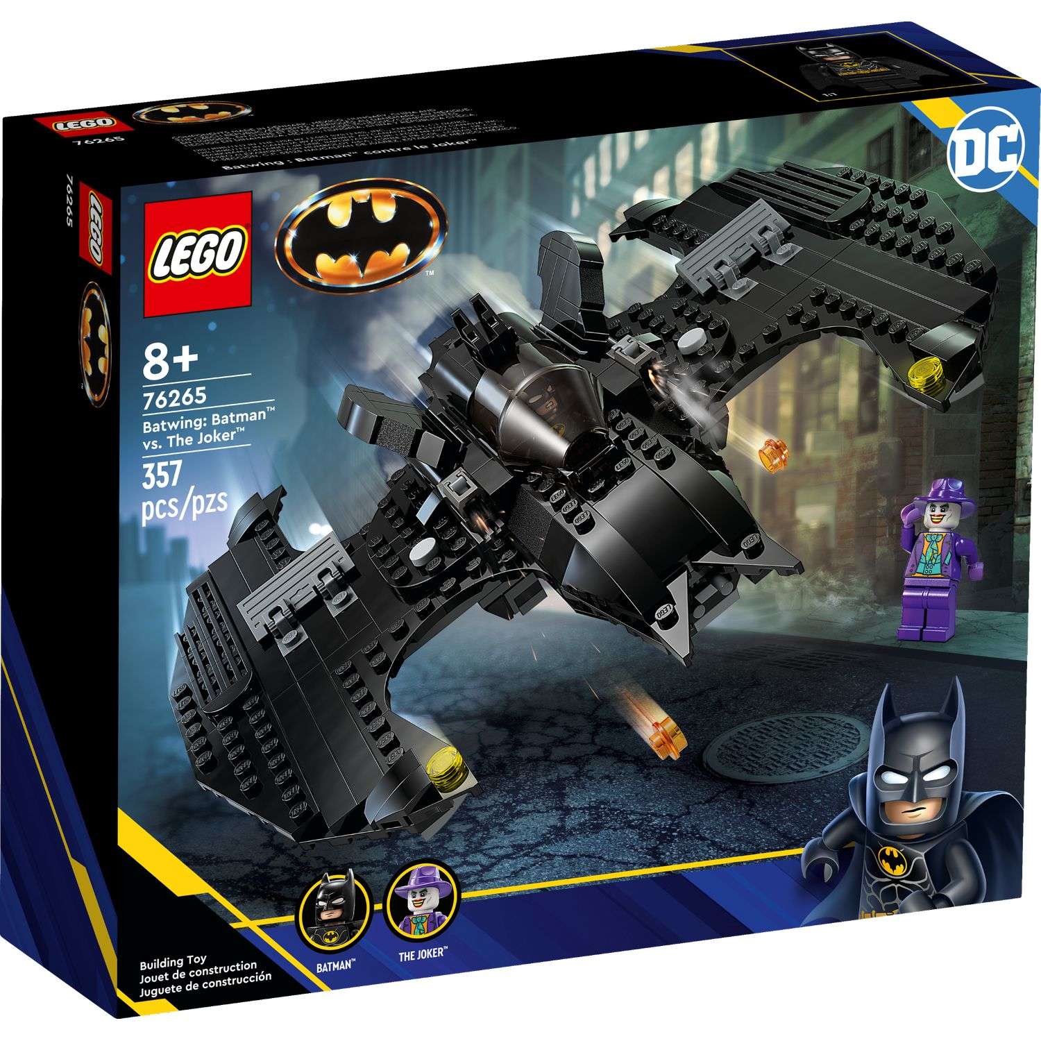 Конструктор LEGO DC Super Heroes Batwing Batman vs Joker 357 дет. - фото 8