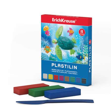 Пластилин ErichKrause 8 цв.