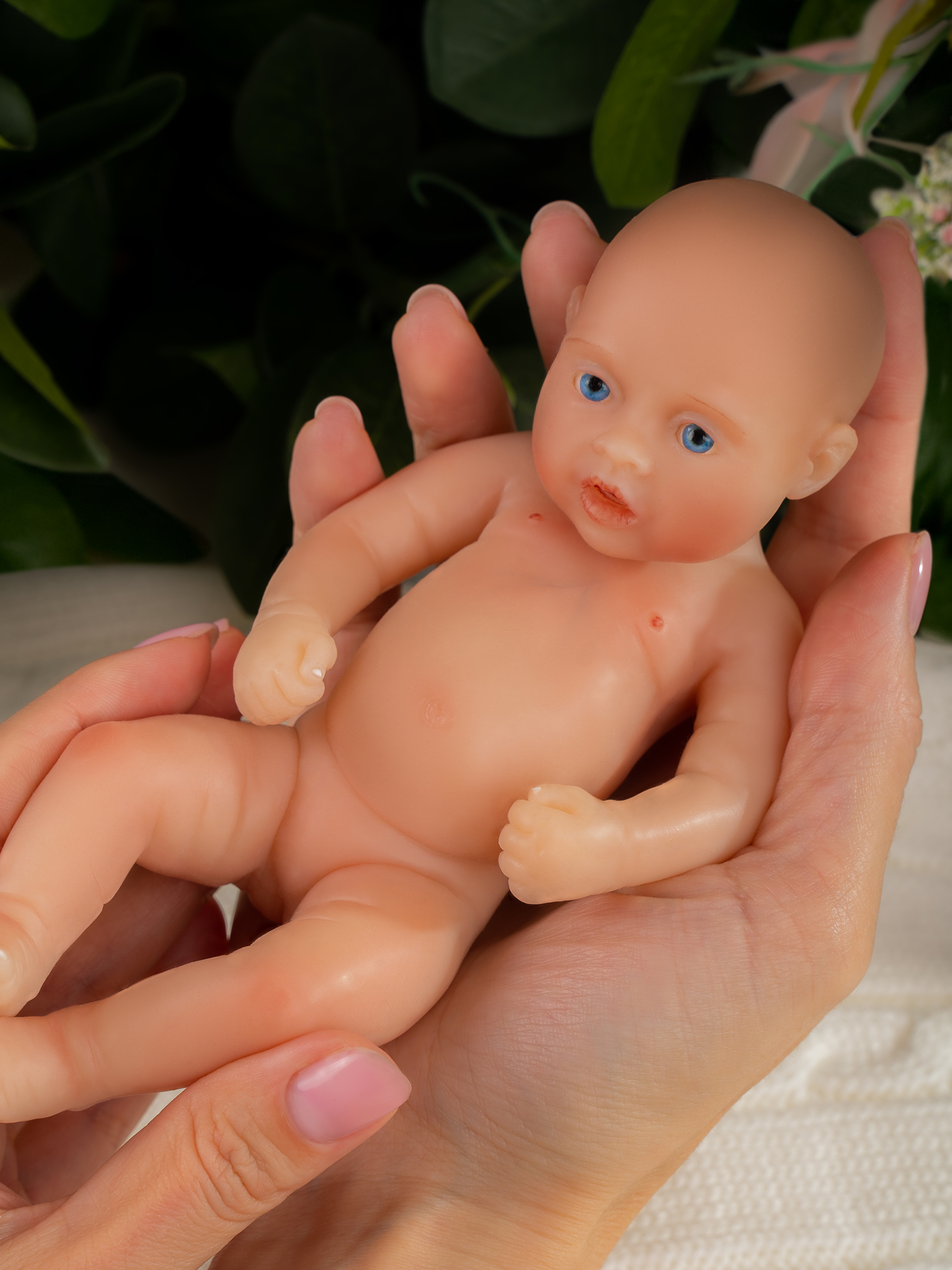 Кукла мини Magic Manufactory Magic baby Пупс реборн девочка высота 19 см 4631162180901 - фото 24