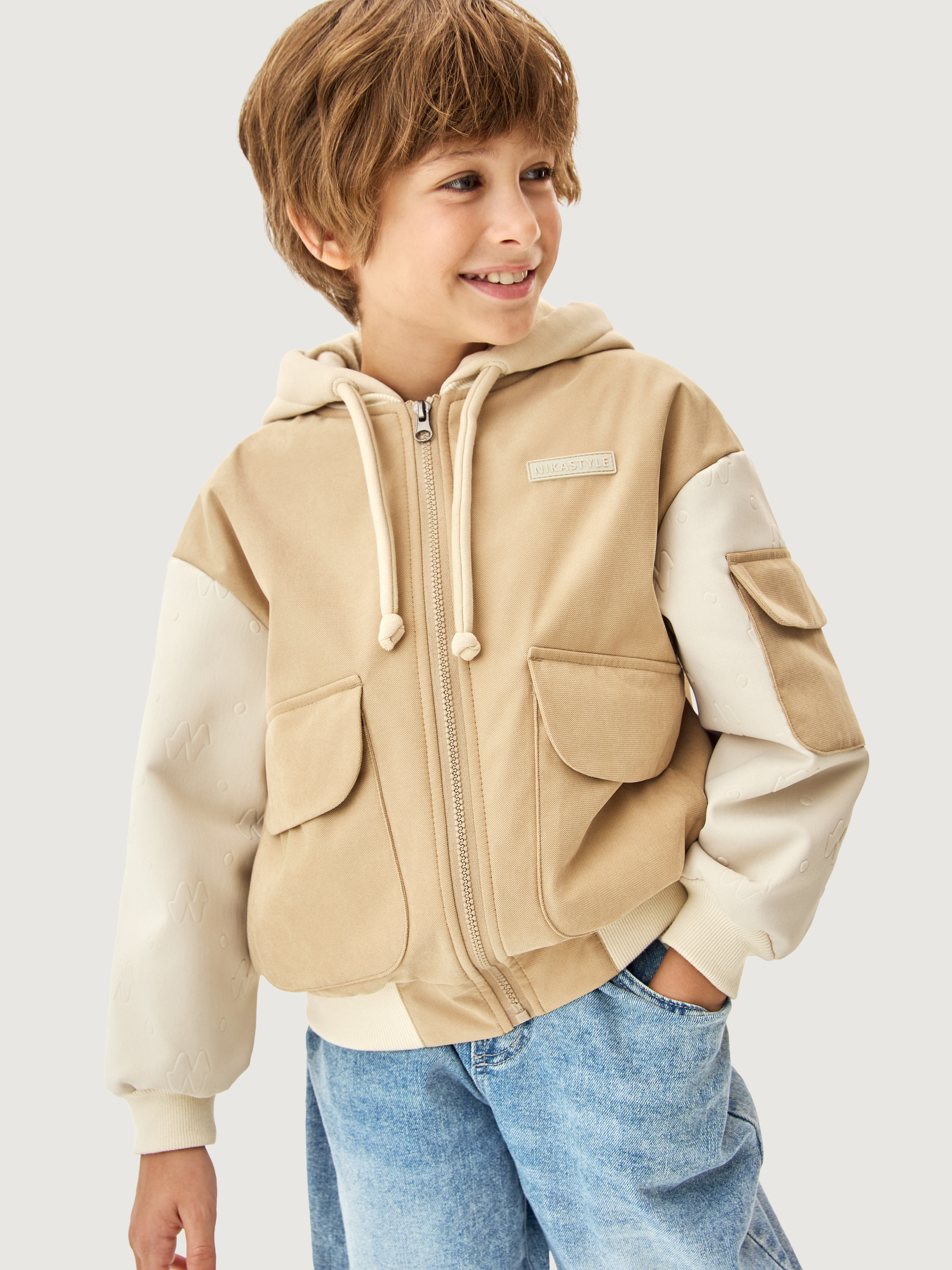 Куртка NIKASTYLE 4м6326 песок/кешью - фото 1