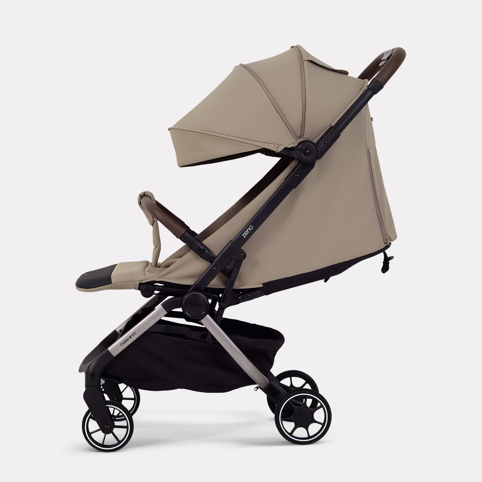 Коляска прогулочная Rant Zeno бежевый - фото 7