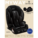 Автокресло JOVOLA MyWay черный-серый Isofix 1/2/3 (9-36 кг)