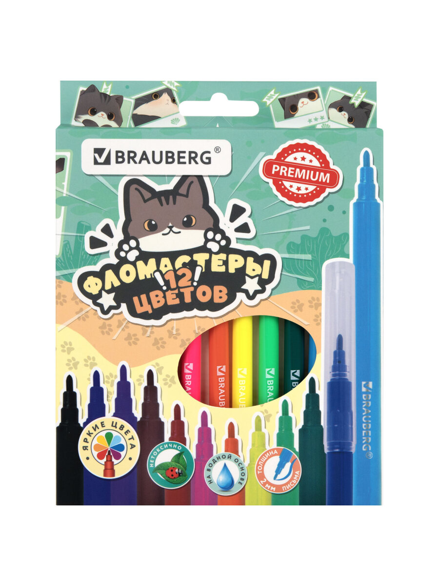 Фломастеры Brauberg - фото 2
