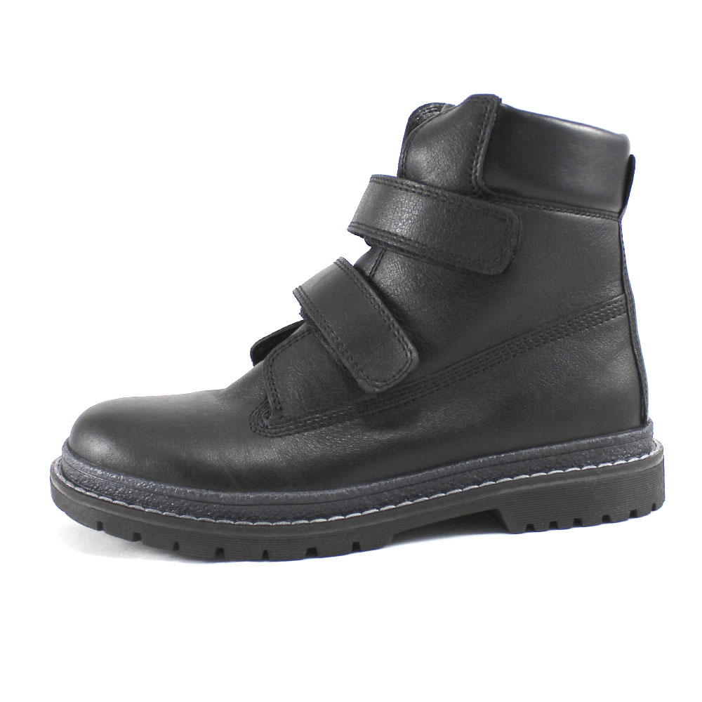 Ботинки BEST.A 249/01-СВ BEST.A Ботинки для мальчика,черный кожа - фото 1