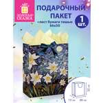 Пакет подарочный Золотая сказка для упаковки подарка на день рождения