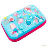 Пенал книжка ЭВРИКА Русалочка синий