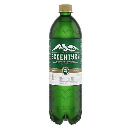 Вода минеральная Ессентуки №4 1л ПЭТ
