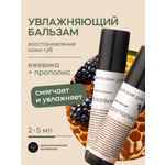 Набор натуральных бальзамов для губ Краснополянская косметика Прополис Ежевика