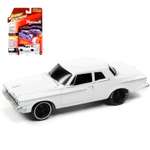 Автомобиль Johnny Lightning 1962 Plymouth Savoy Max Wedge 1:64 белый