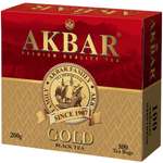 Чай Akbar Черный Голд 100 пакетов