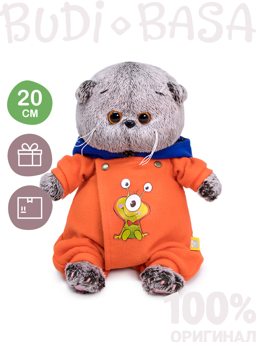 Мягкая игрушка BUDI BASA котик 20 см - фото 1