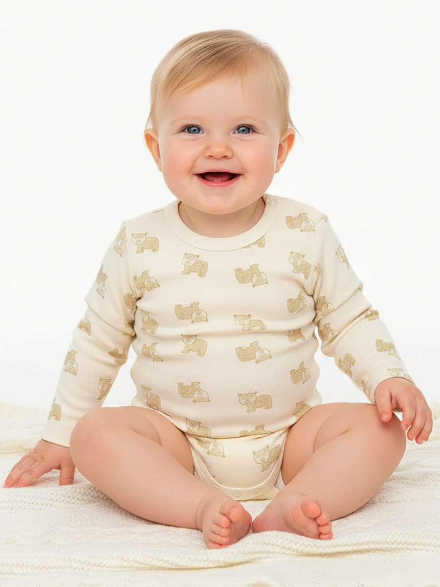 Боди Linas baby 1995-9_Молочный - фото 1