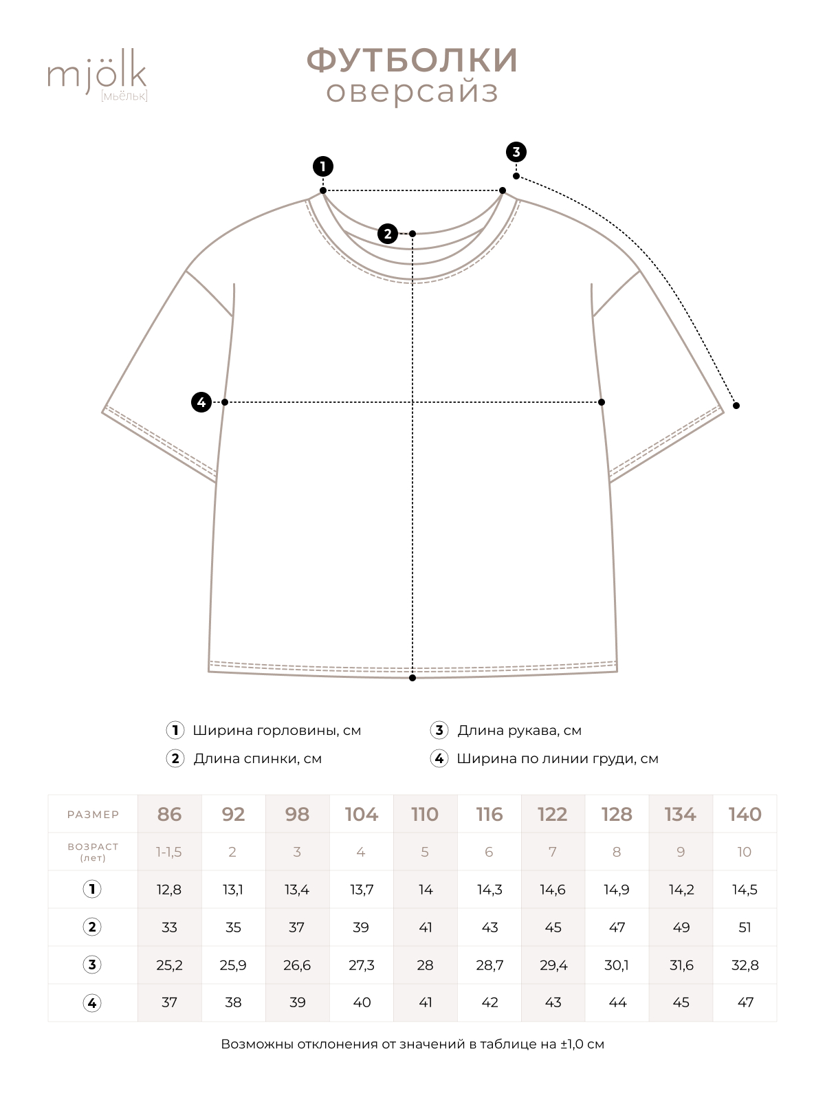 Футболка Mjolk 39116647 - фото 4