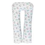 Подушка AmaroBaby для беременных U-образная 340х35 Ёжики белый
