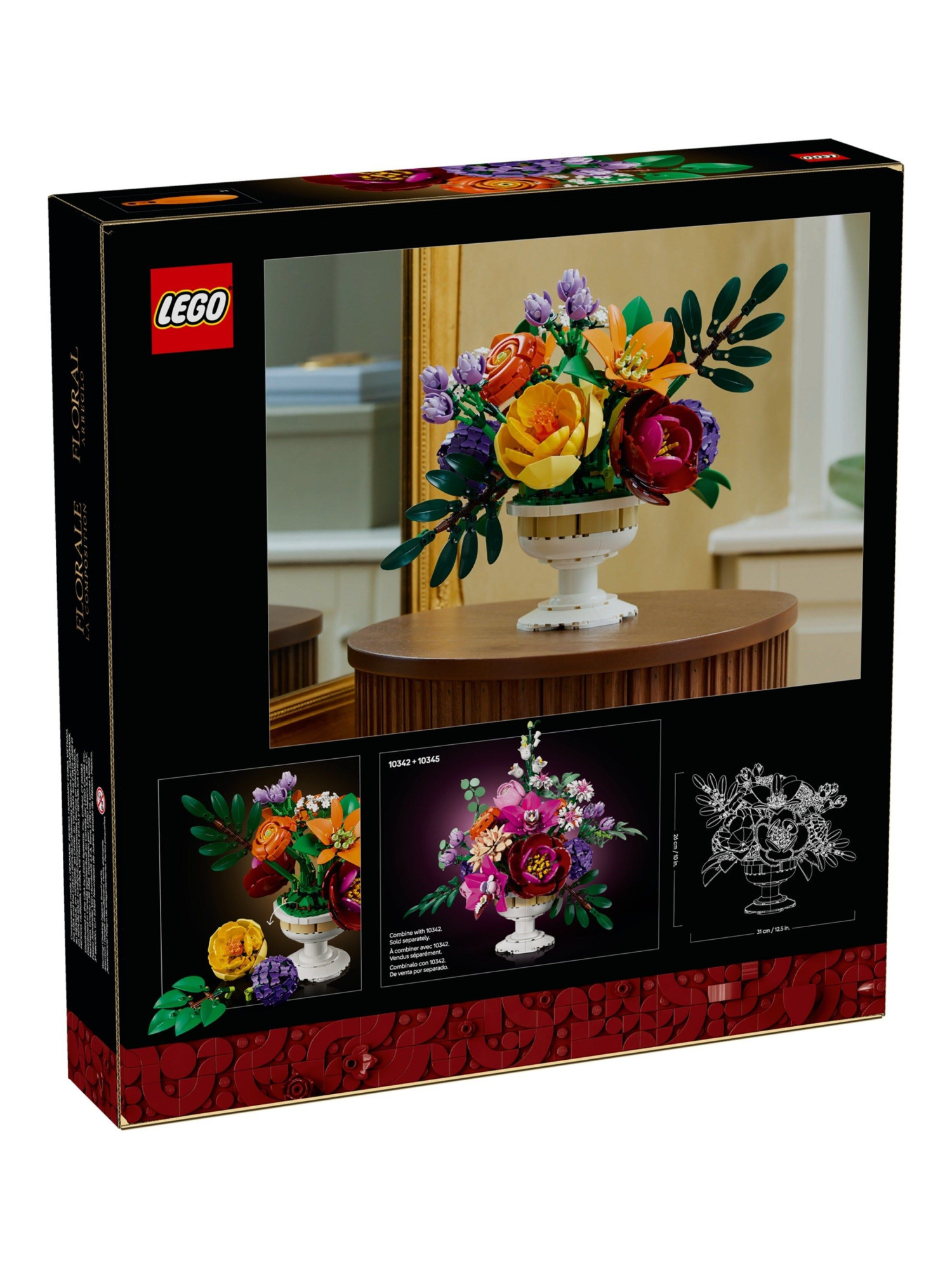Конструктор LEGO Botanicals Цветочная композиция 1161 дет. - фото 7