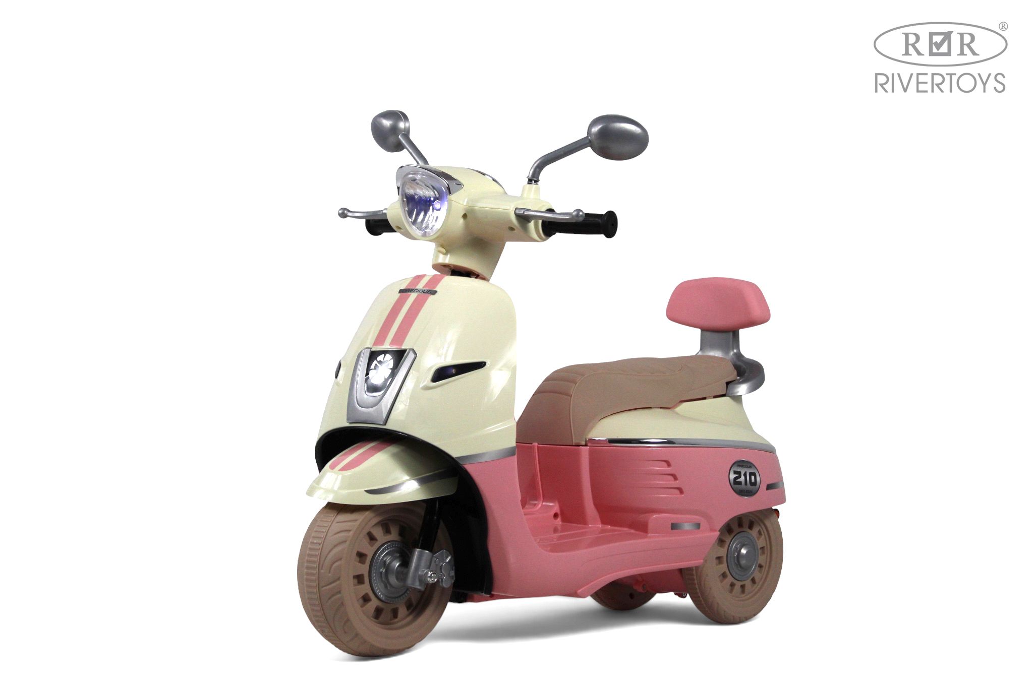 Электромотоцикл RIVERTOYS Z222ZZ-M-PINK - фото 1