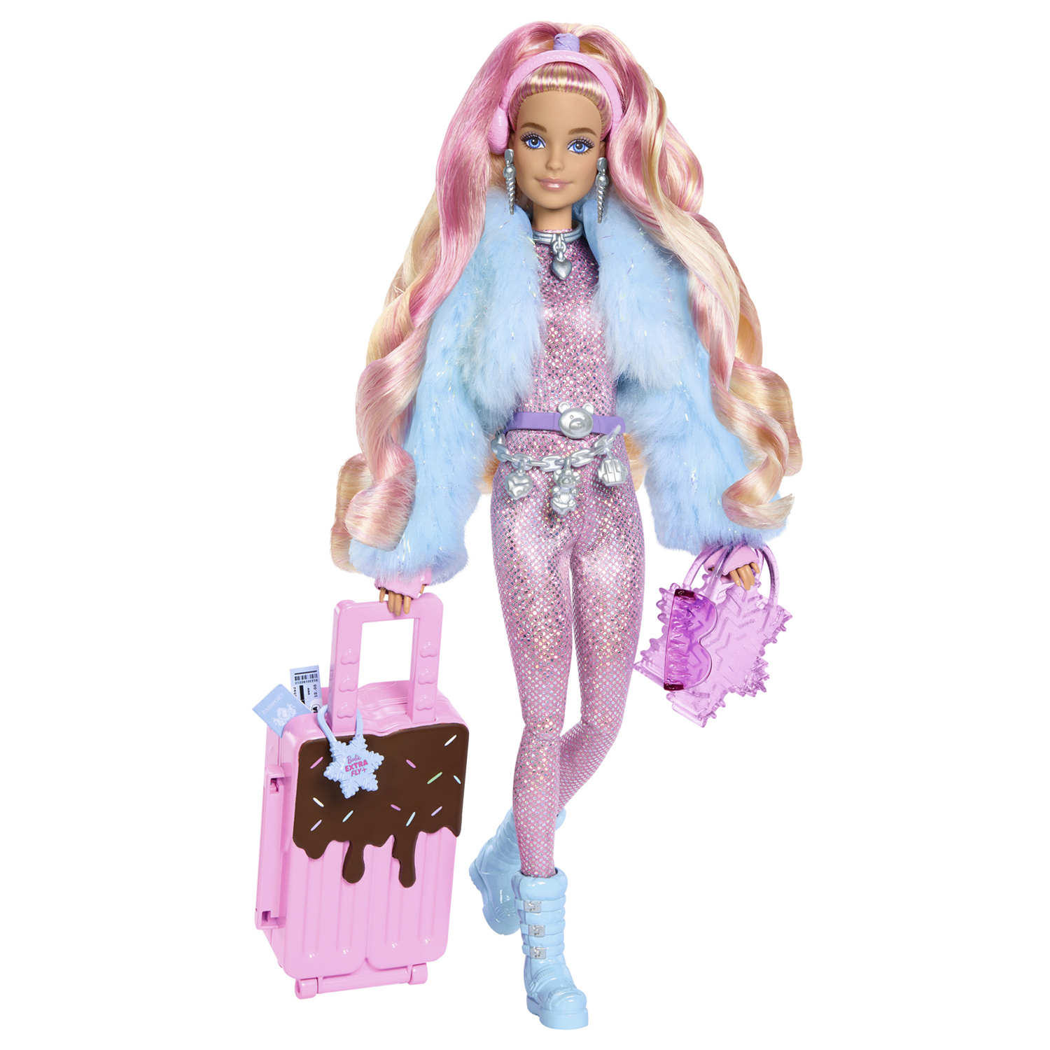 Кукла модельная Barbie Extra Fly Зима HPB16 - фото 3