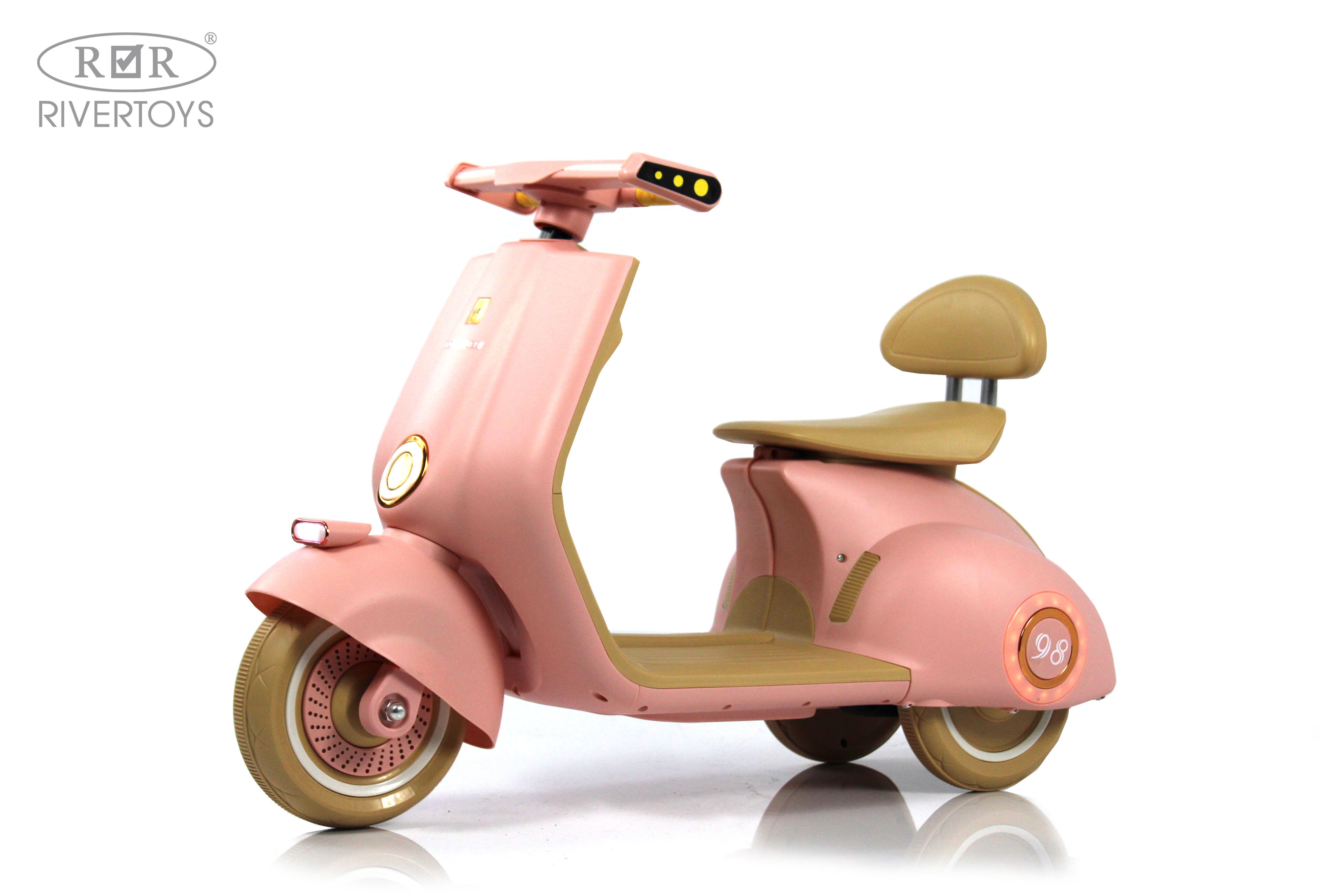 Электромобиль RIVERTOYS K444PX-PINK - фото 12