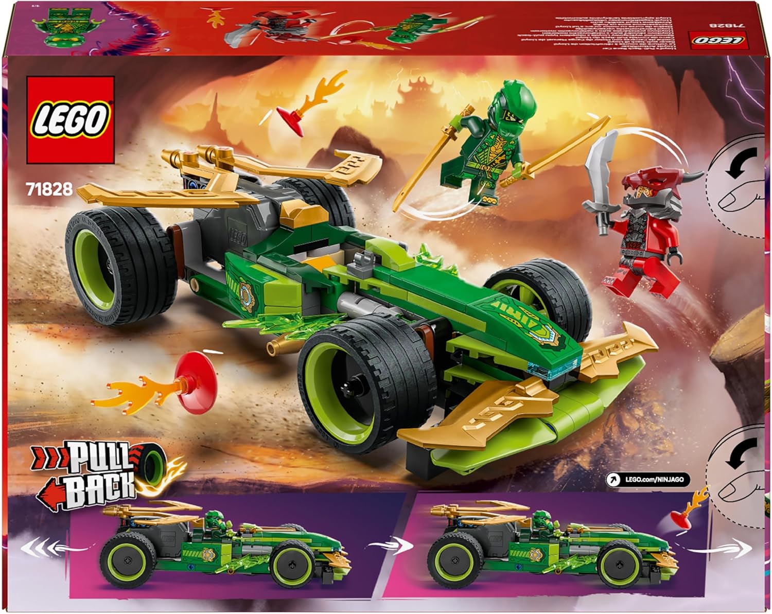 Конструктор LEGO NINJAGO Гоночный автомобиль Ллойда - фото 6
