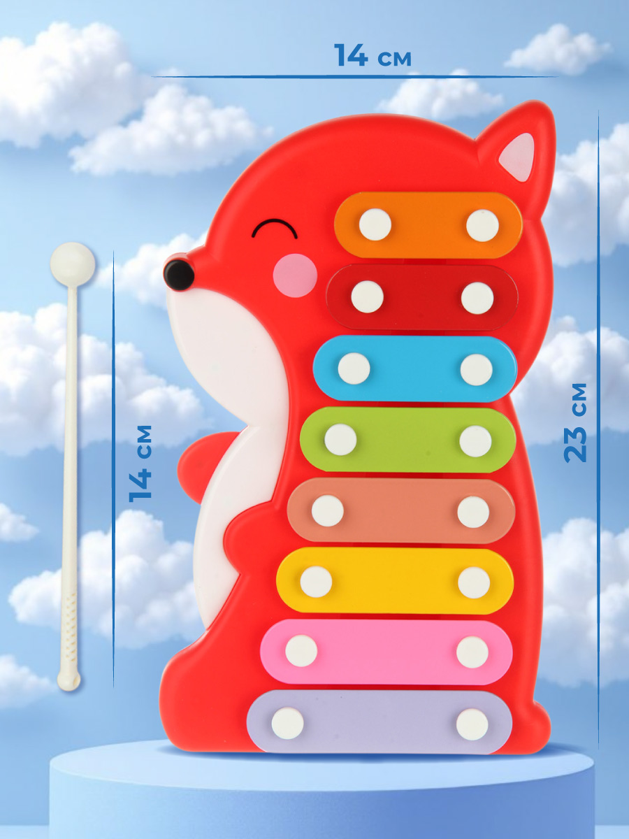 Игрушка музыкальная Veld Co металлофон - фото 2