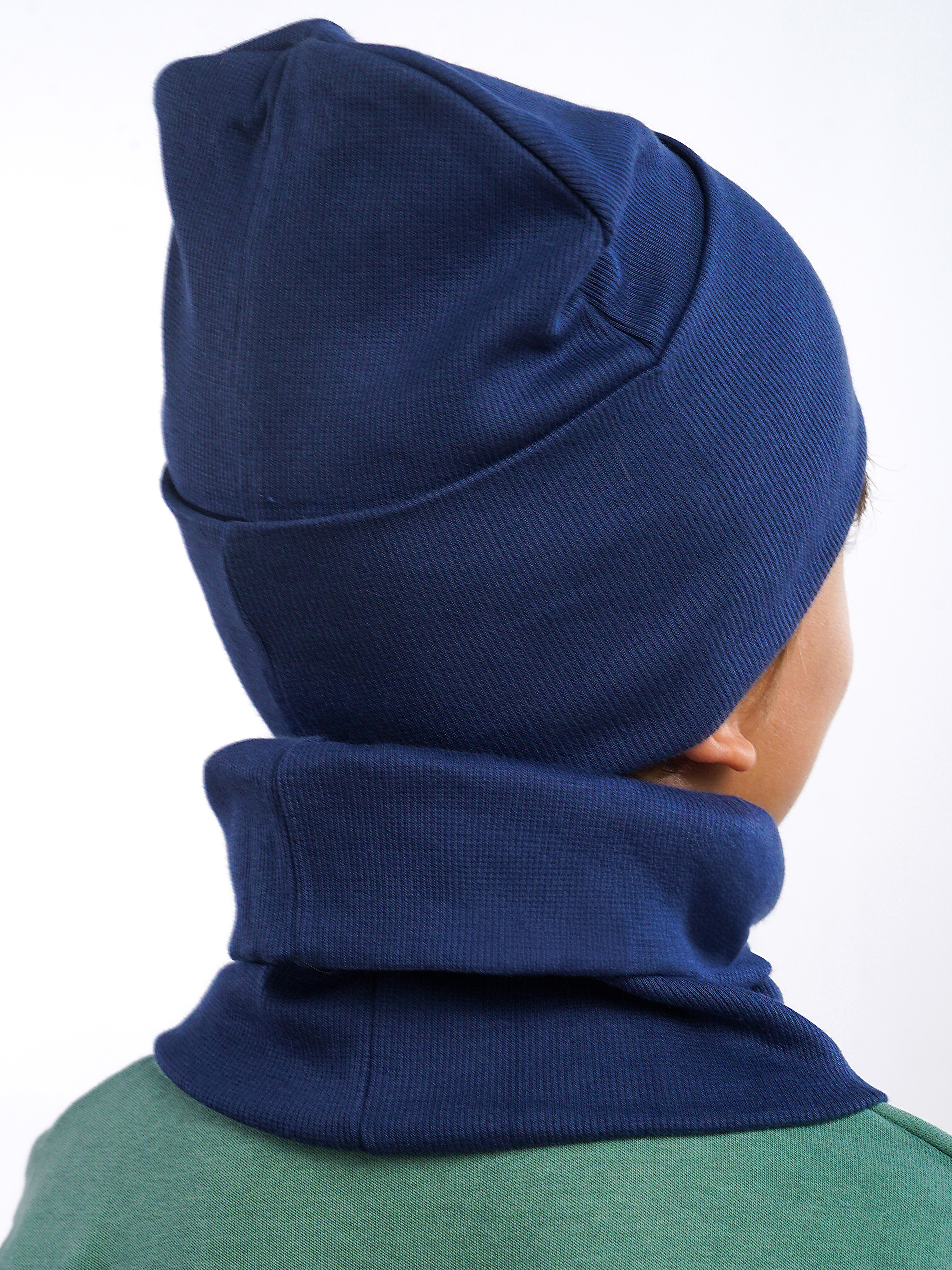 Шапка и снуд ПриКиндер U-Sp24554 Цвет: Джинса - фото 8