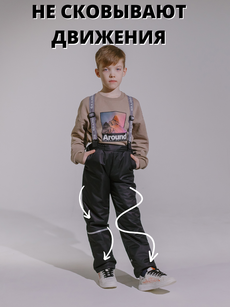 Брюки GrandLeo GrL-БрДм-black-104 - фото 6