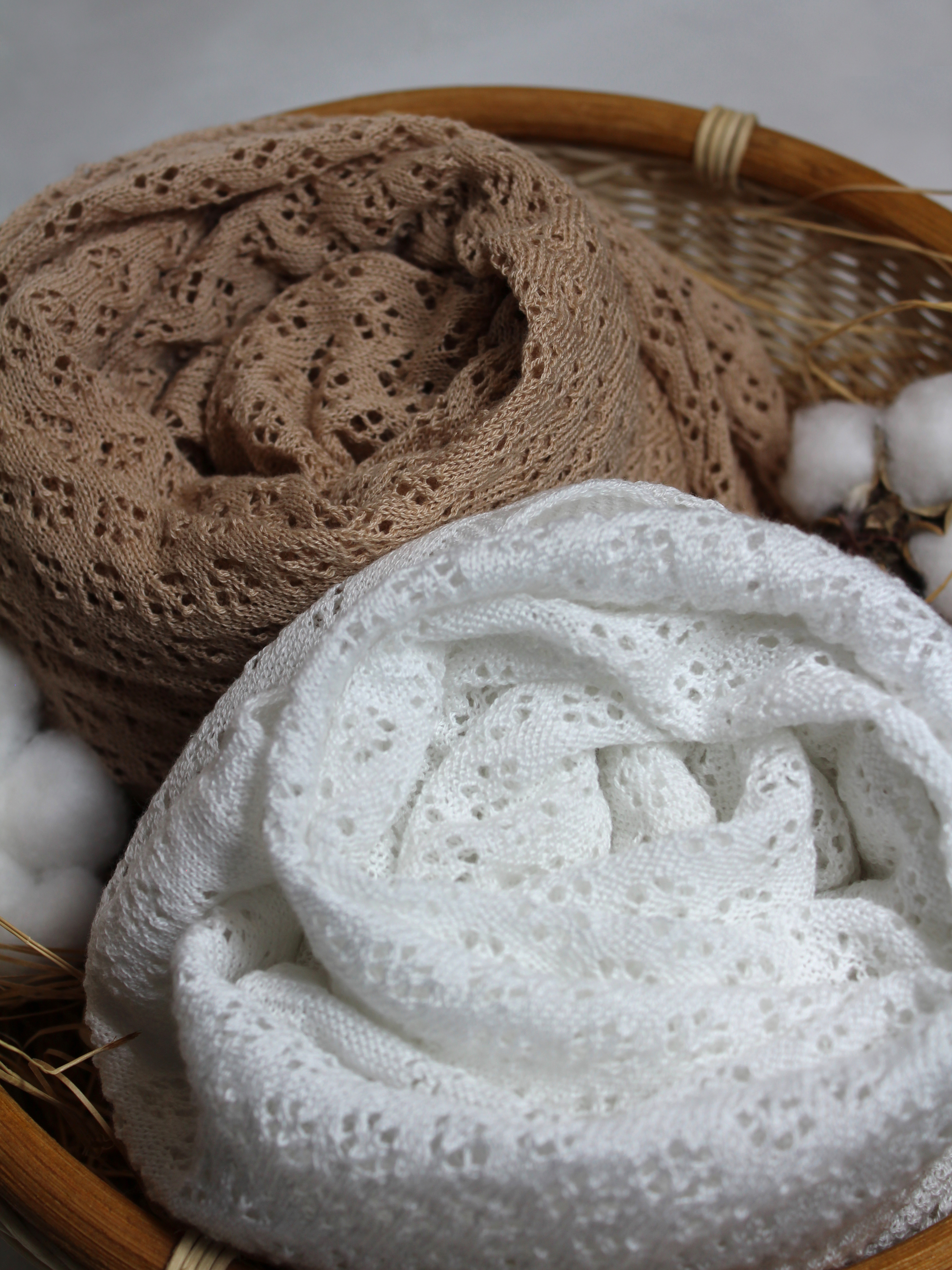 Плед RinaAmari Плетёное облачко 100 x 100 см хлопок - фото 7