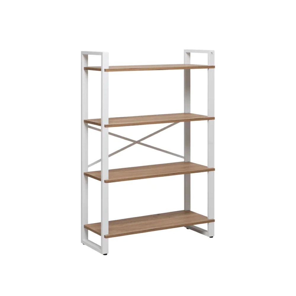 Стеллаж Leset Стилвуд 134 Белый/Дуб крафт золотой - фото 1