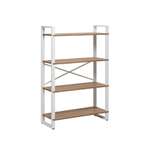 Стеллаж Leset Стилвуд 134 Белый/Дуб крафт золотой