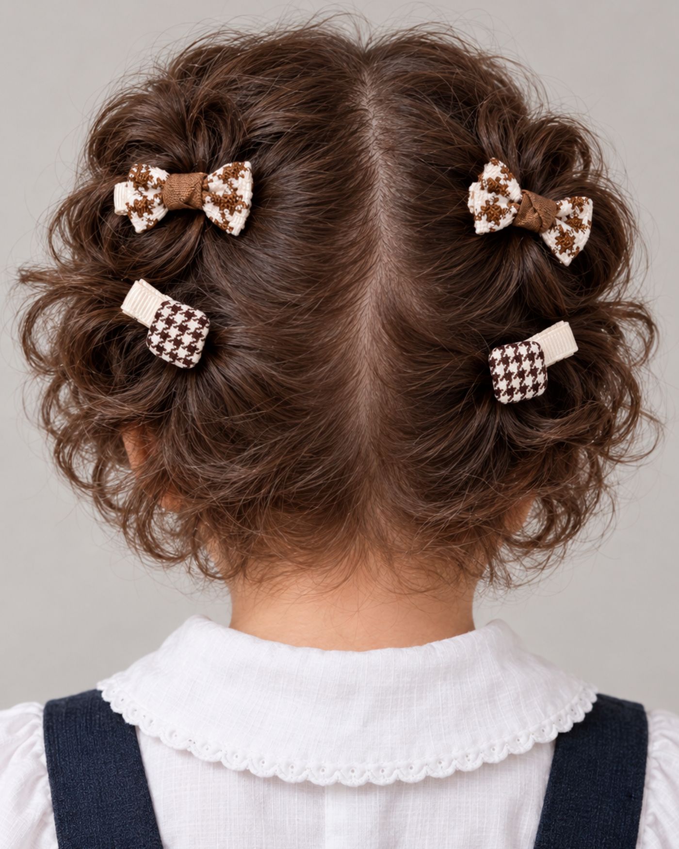 Заколка Demi Star Brown 4 шт. - фото 3