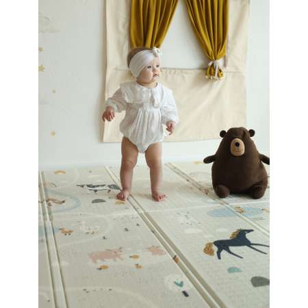 Детский складной коврик Pollzu Ферма 150 x 180 см