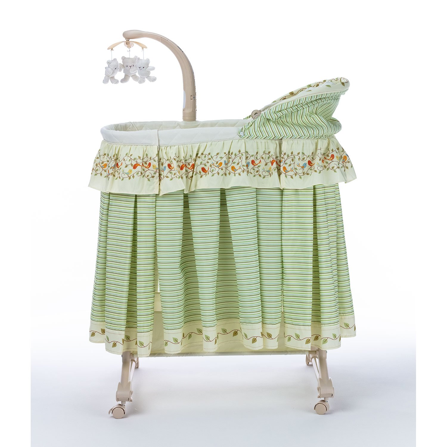 Колыбель 3в1 SIMPLICITY 3070 Little Birds Оливковый - фото 11